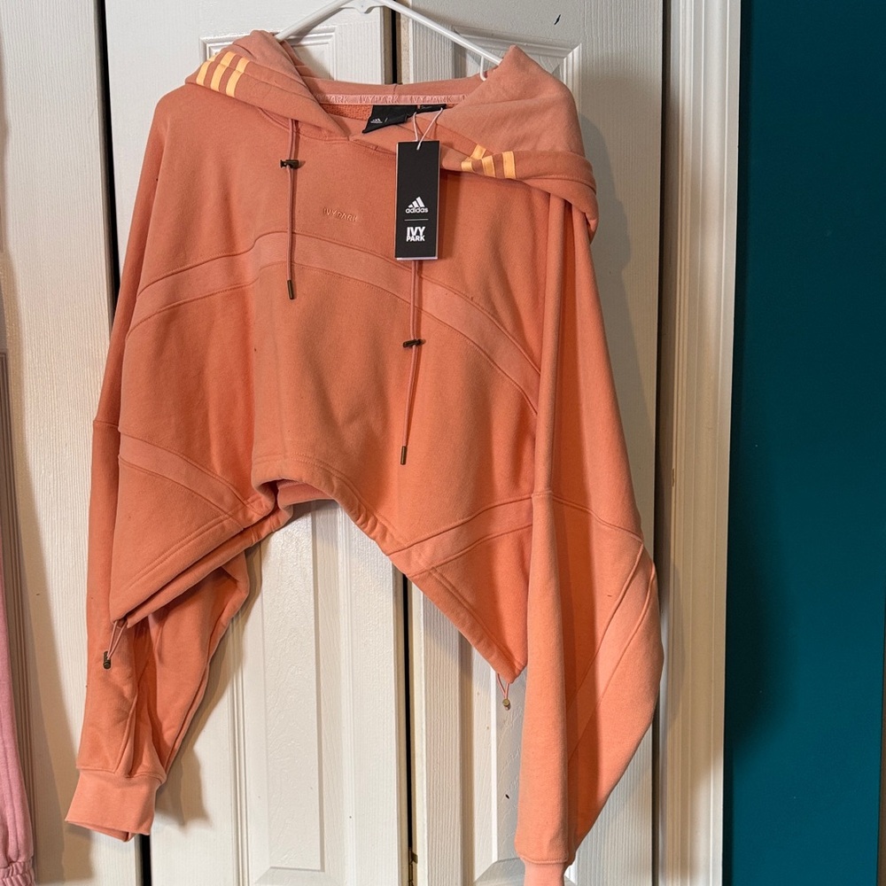 adidas x Ivy Park Coral Shrug Hoodie
